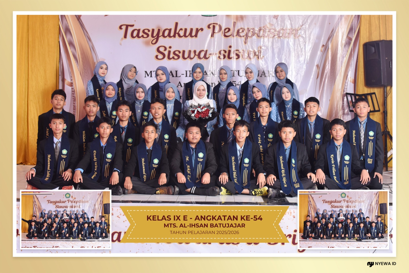 Pelepasan Siswa/Siswi MTs. Al-Ihsan Batujajar TP. 2026/2027