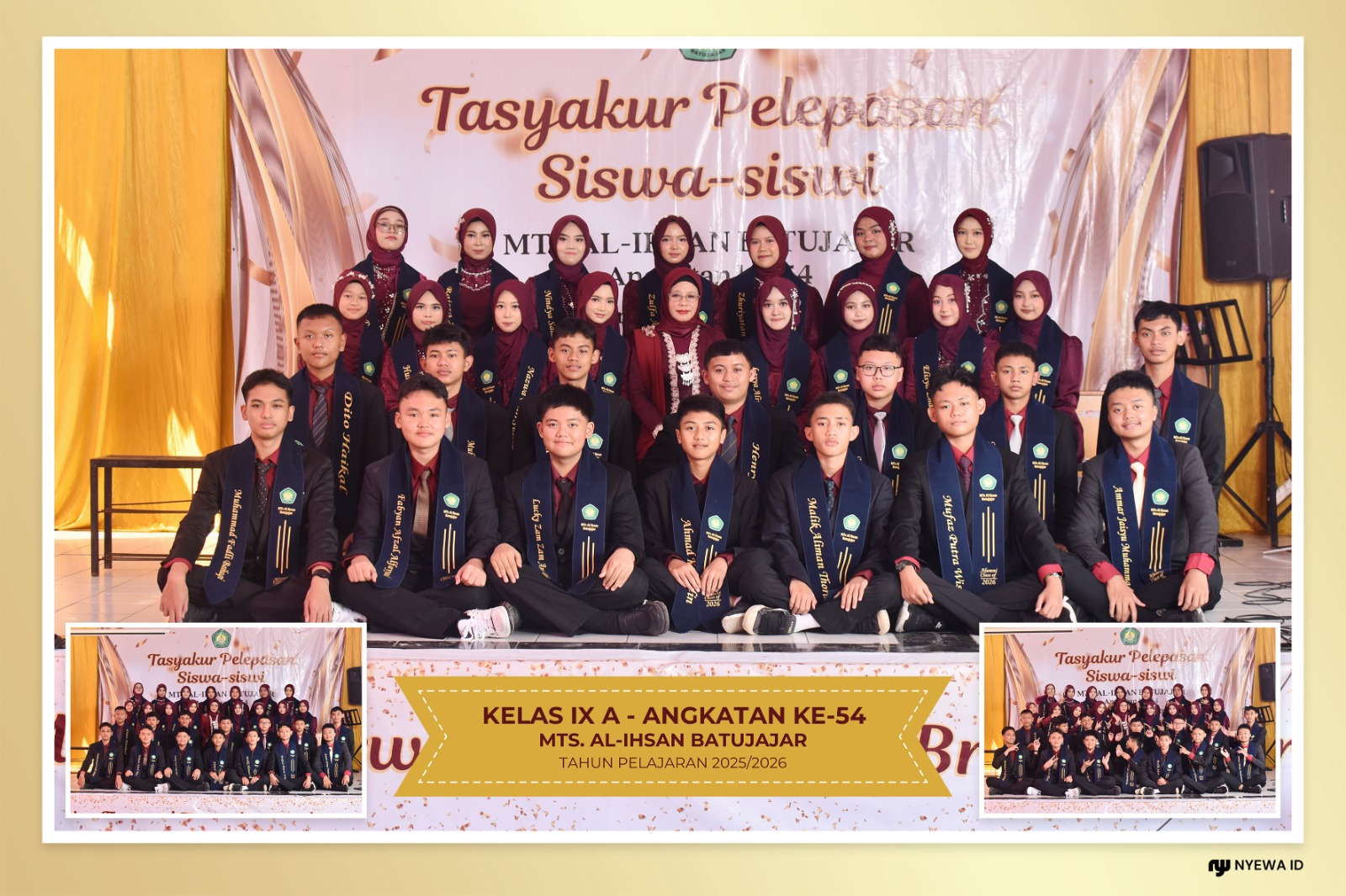 Pelepasan Siswa/Siswi MTs. Al-Ihsan Batujajar TP. 2026/2027