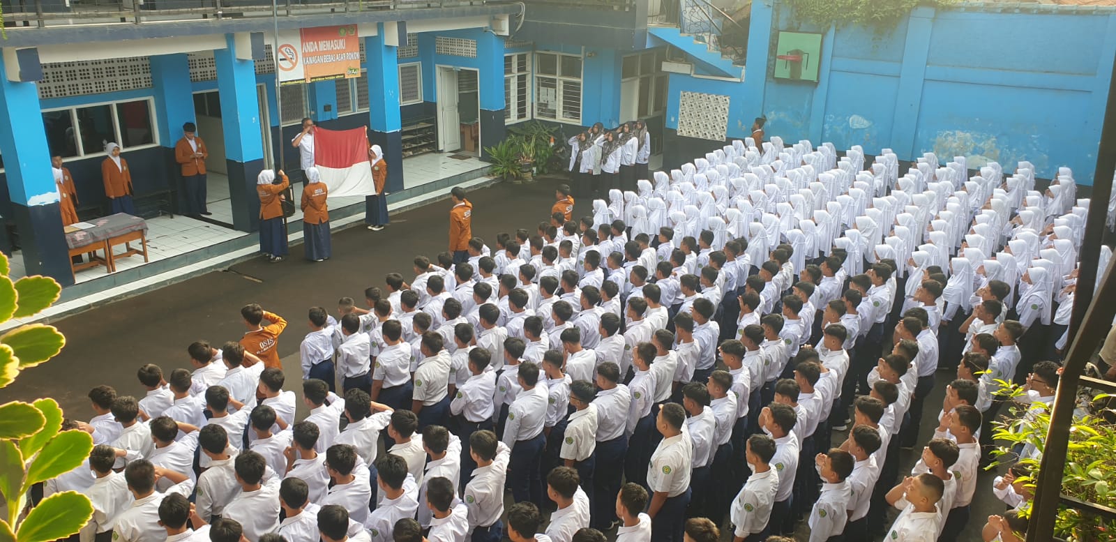 Pelaksanaan Upacara HAB dan Awal Semester Genap di tahun pelajaran 2025/2026